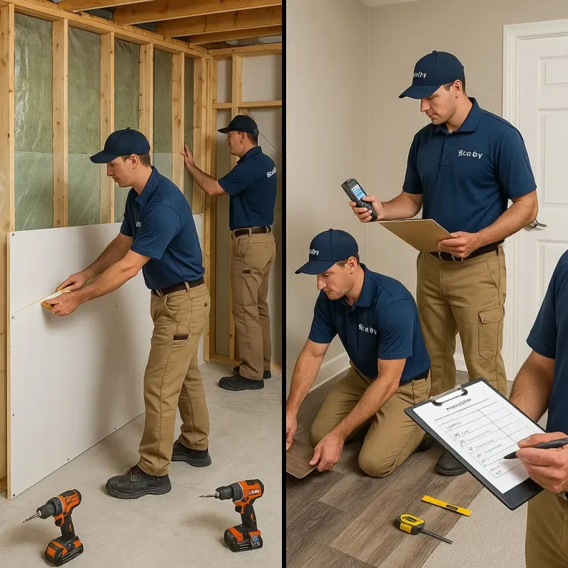 Repairs and Reconstruction process in Twin Lakes, WI