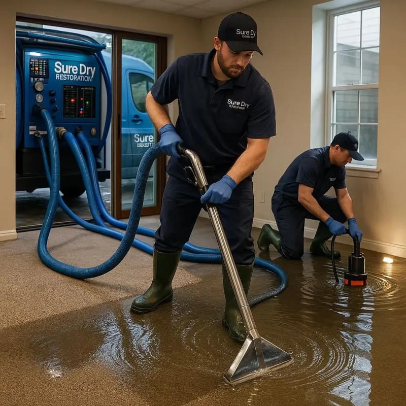 Water Extraction and Removal process in Twin Lakes, WI